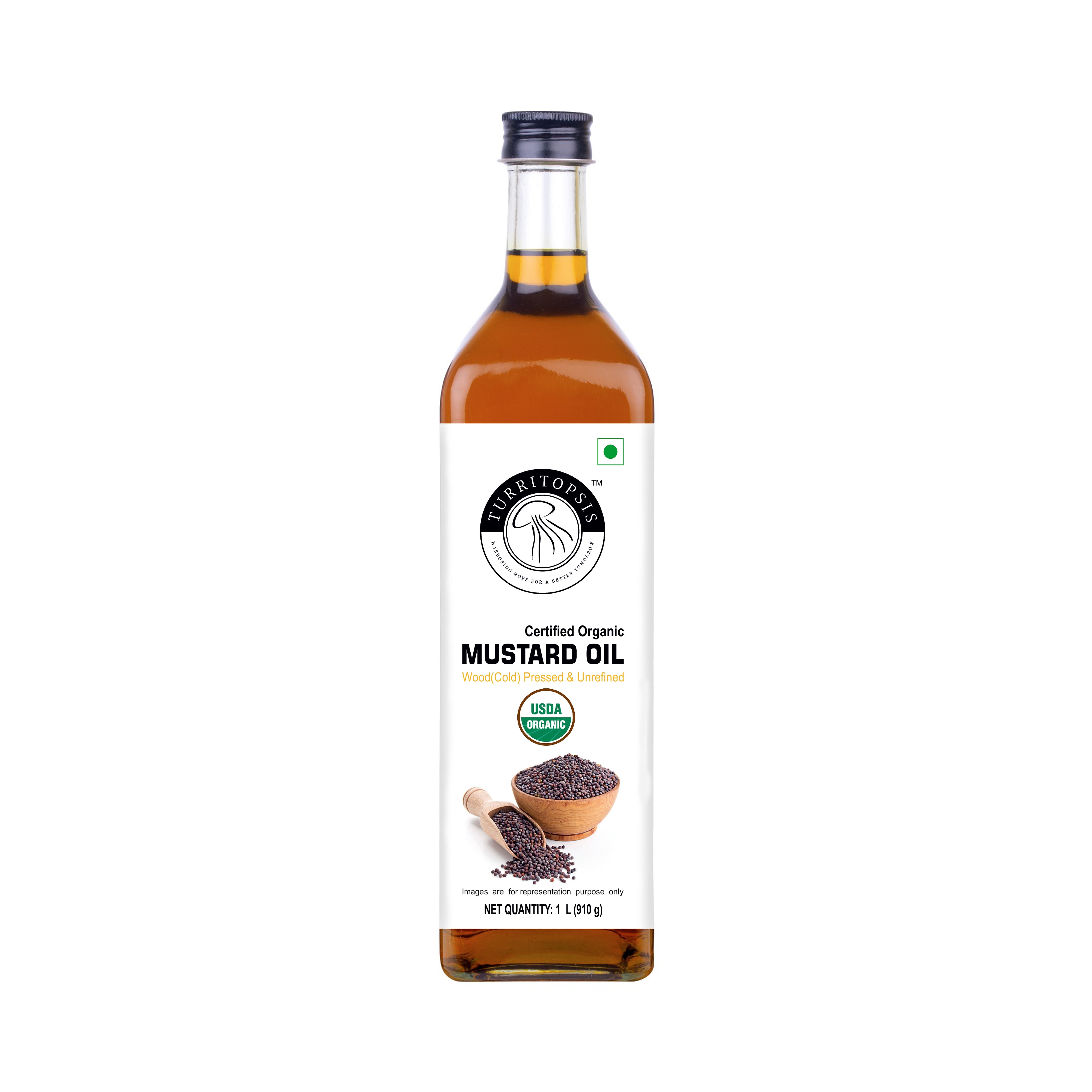 certified organic pure mustard oil