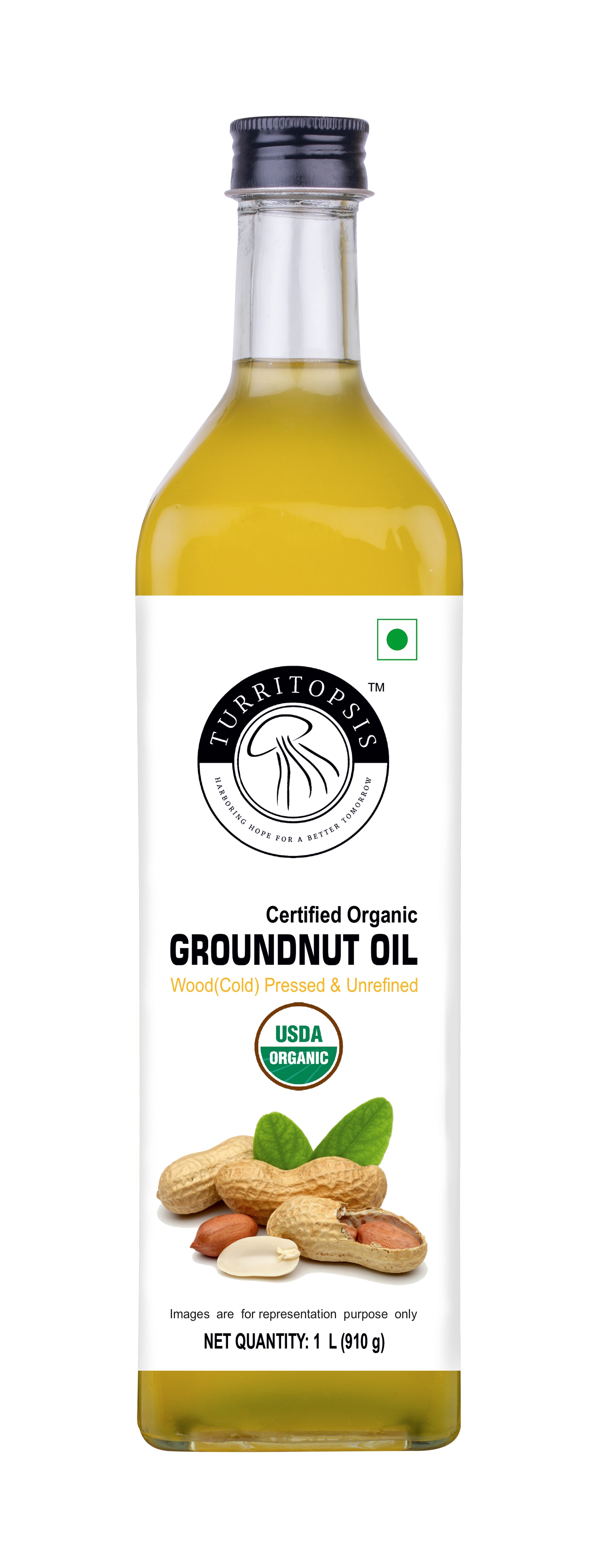 Certified Organic Pure Groundnut Oil