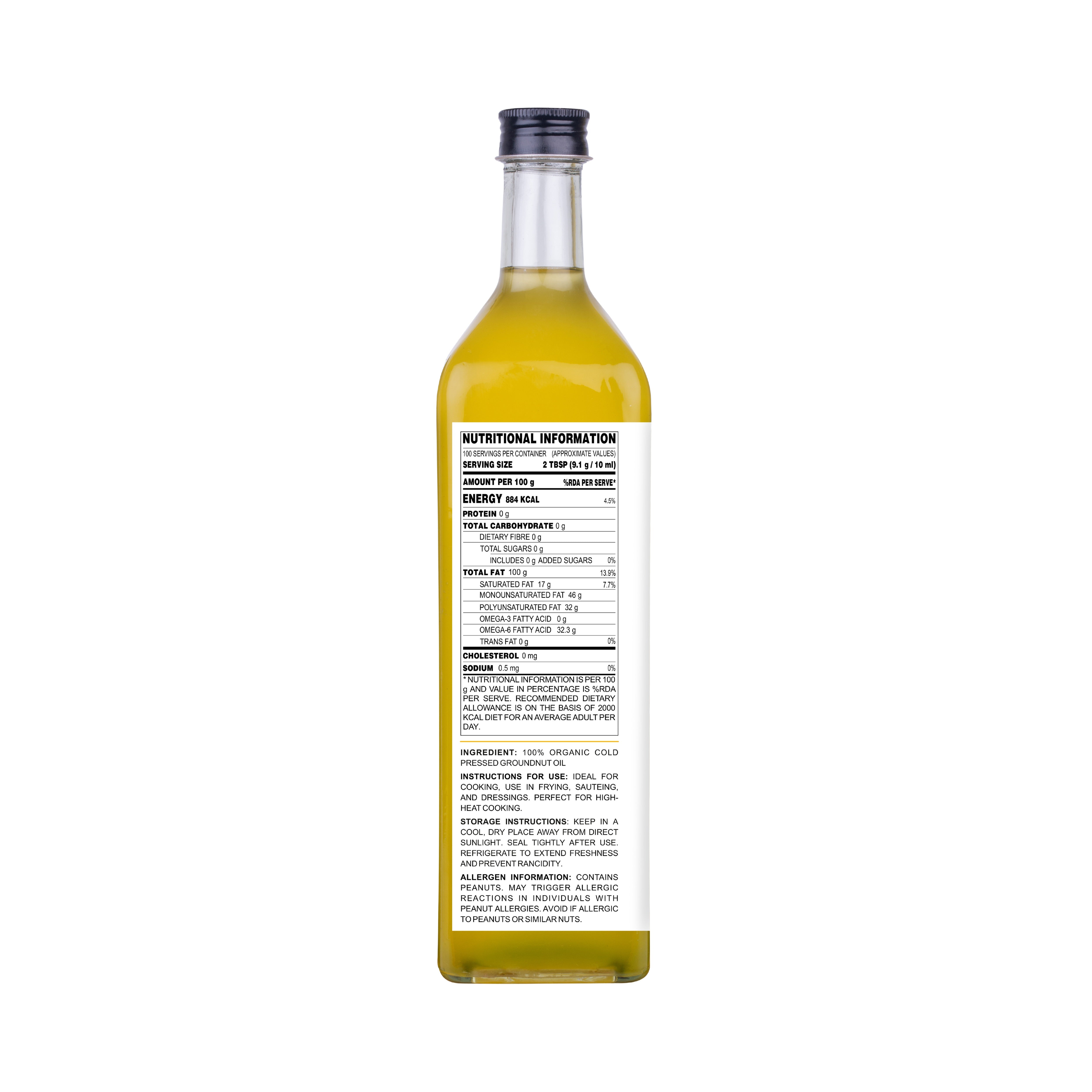 Kachi ghani groundnut oil