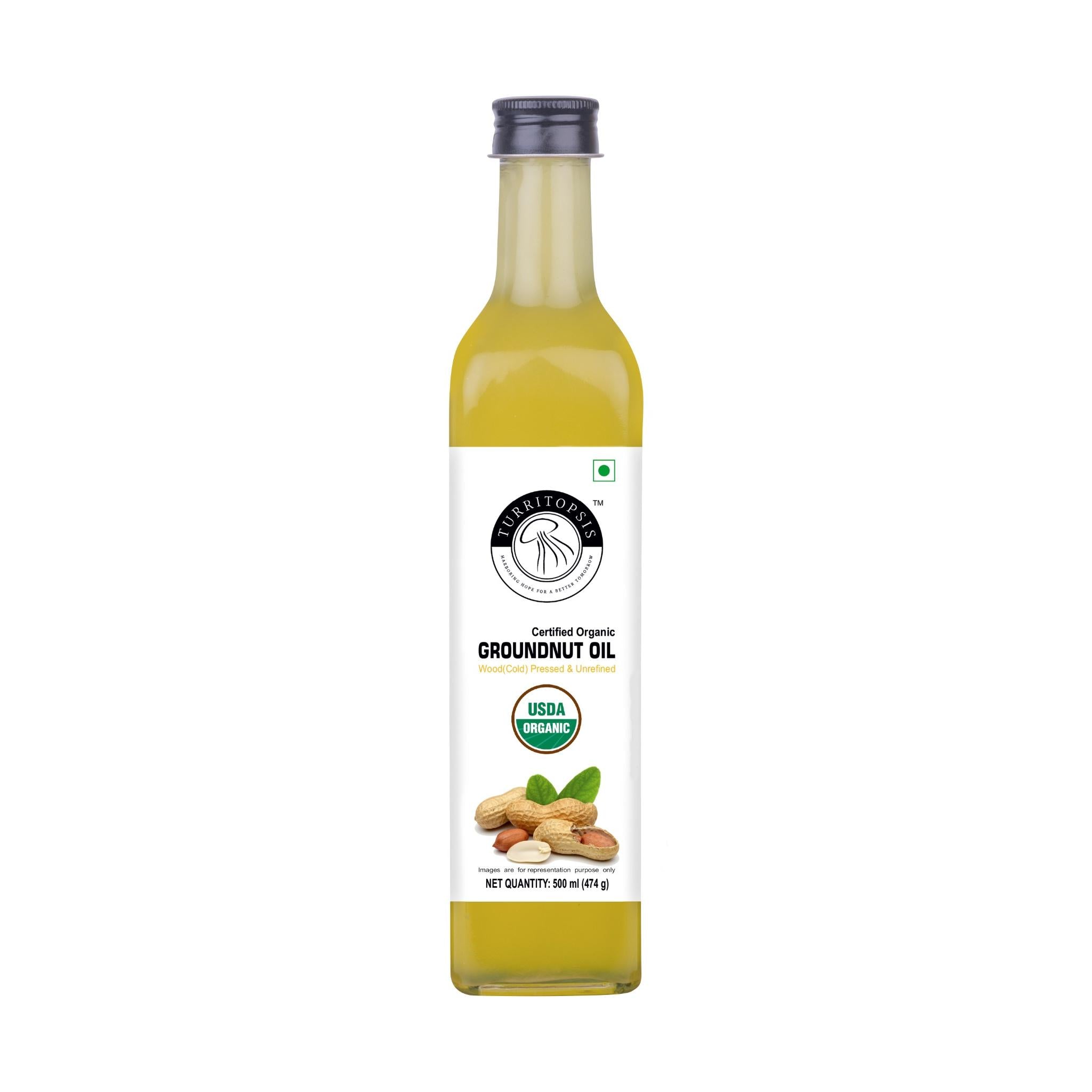 Organic ground nut oil