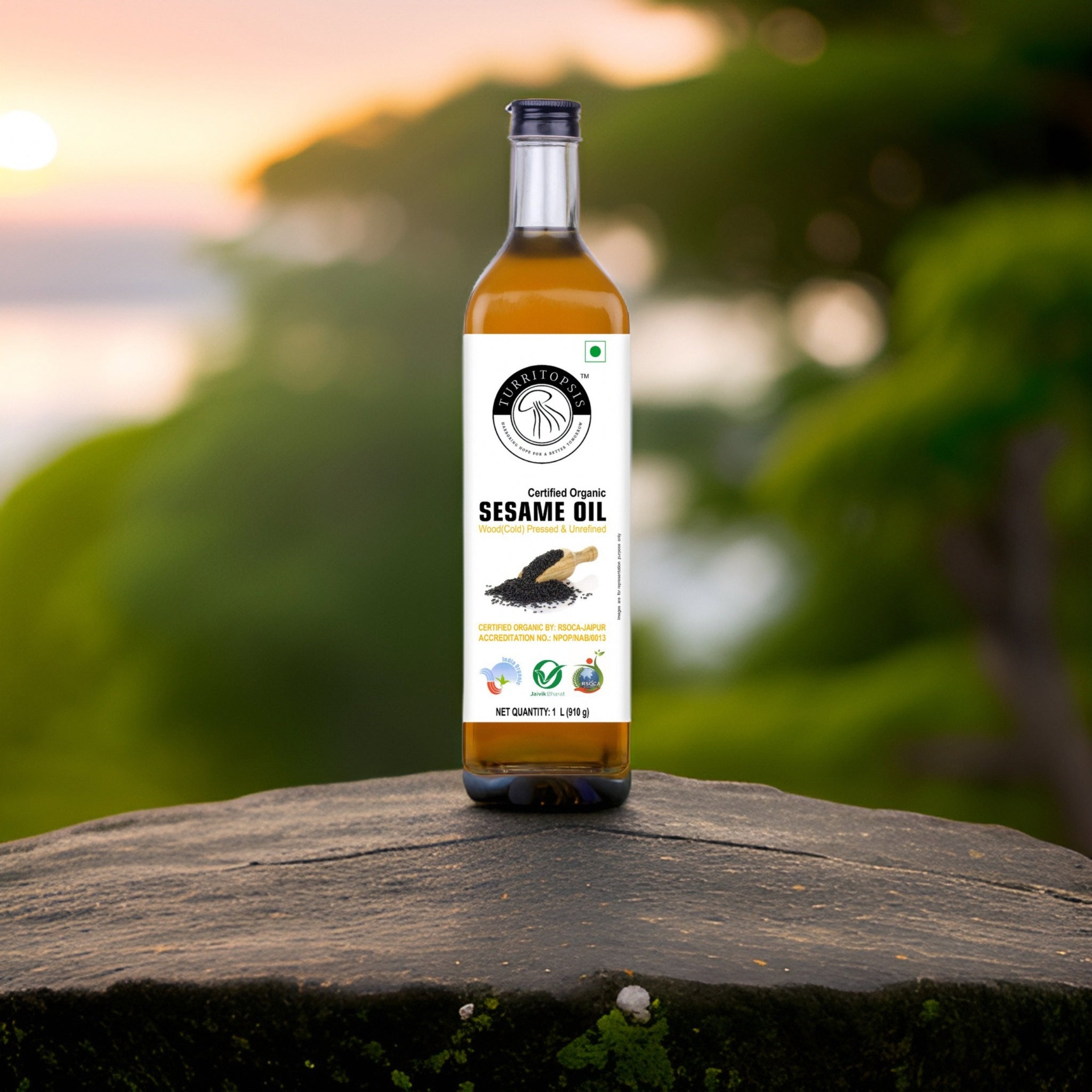 Sesame oil for hair massage